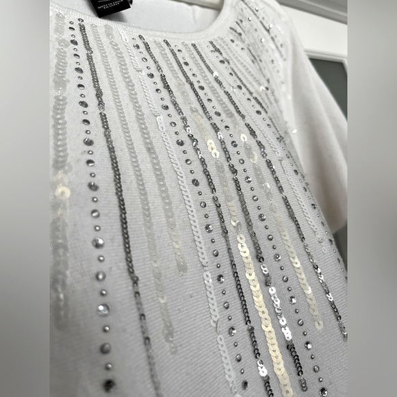 WHBM white sweater - Picture 4 of 5